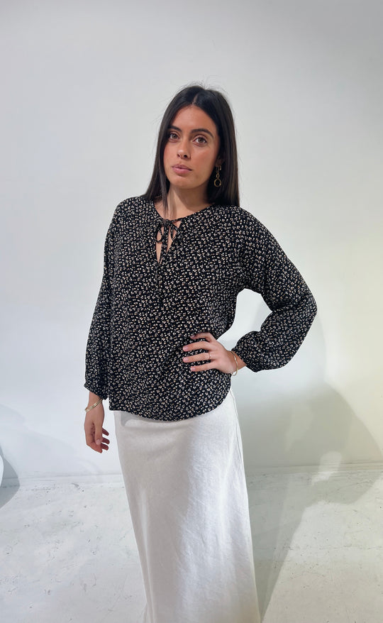 The Empower Blouse Winter Floral
