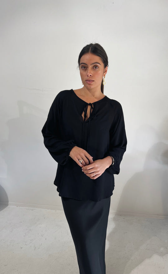 The Empower Blouse Black Daybreak