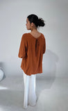 The Empower Blouse Cinnamon