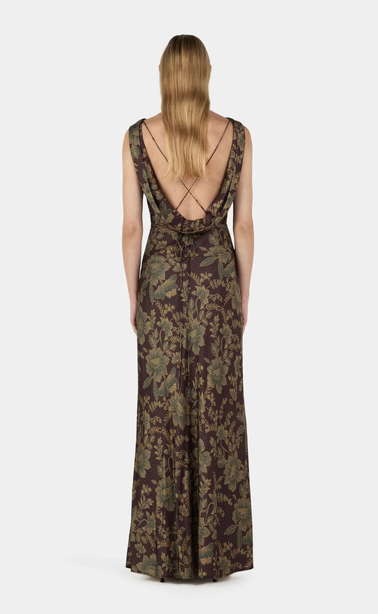Clara Bias Dress Gilded Garden