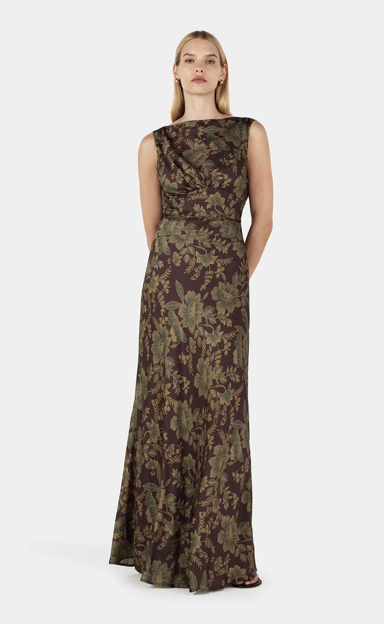 Clara Bias Dress Gilded Garden