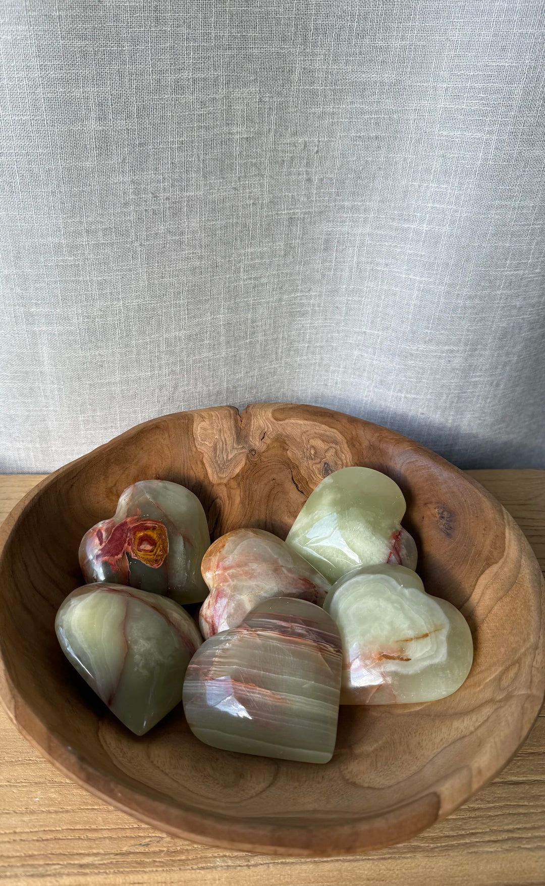 Banded Calcite Heart