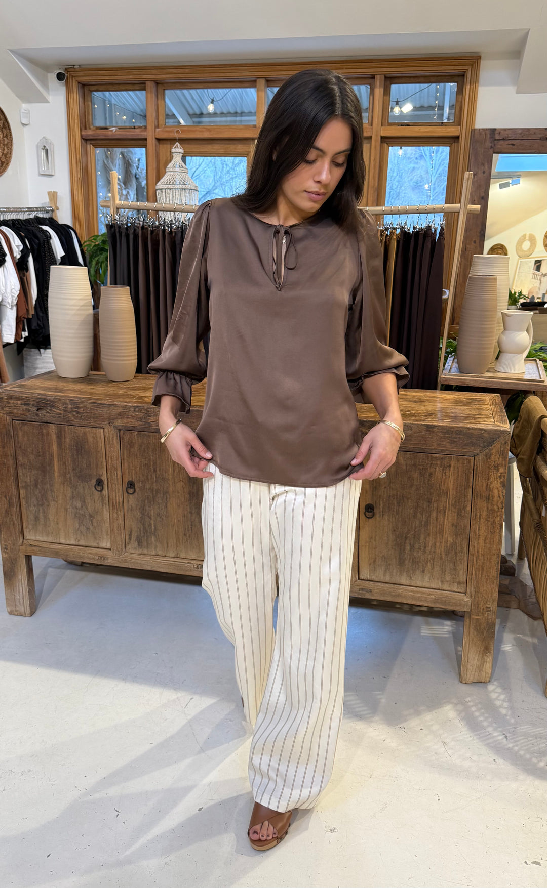 Palazzo Pant Cuban Stripe