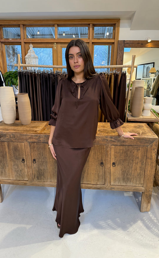 Cara Top Coco Satin
