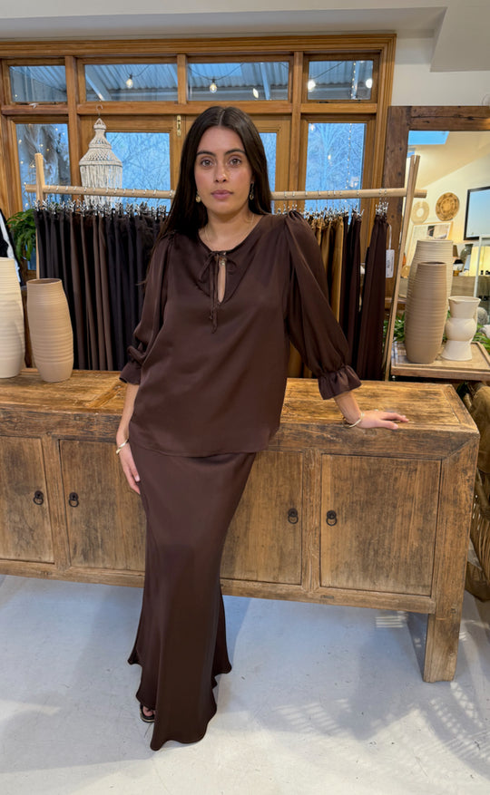 Cara Top Coco Satin