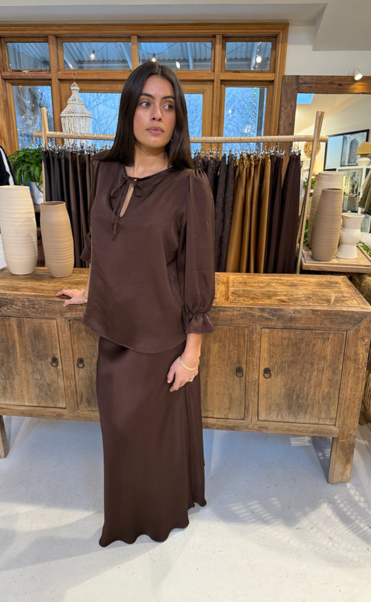Cara Top Coco Satin