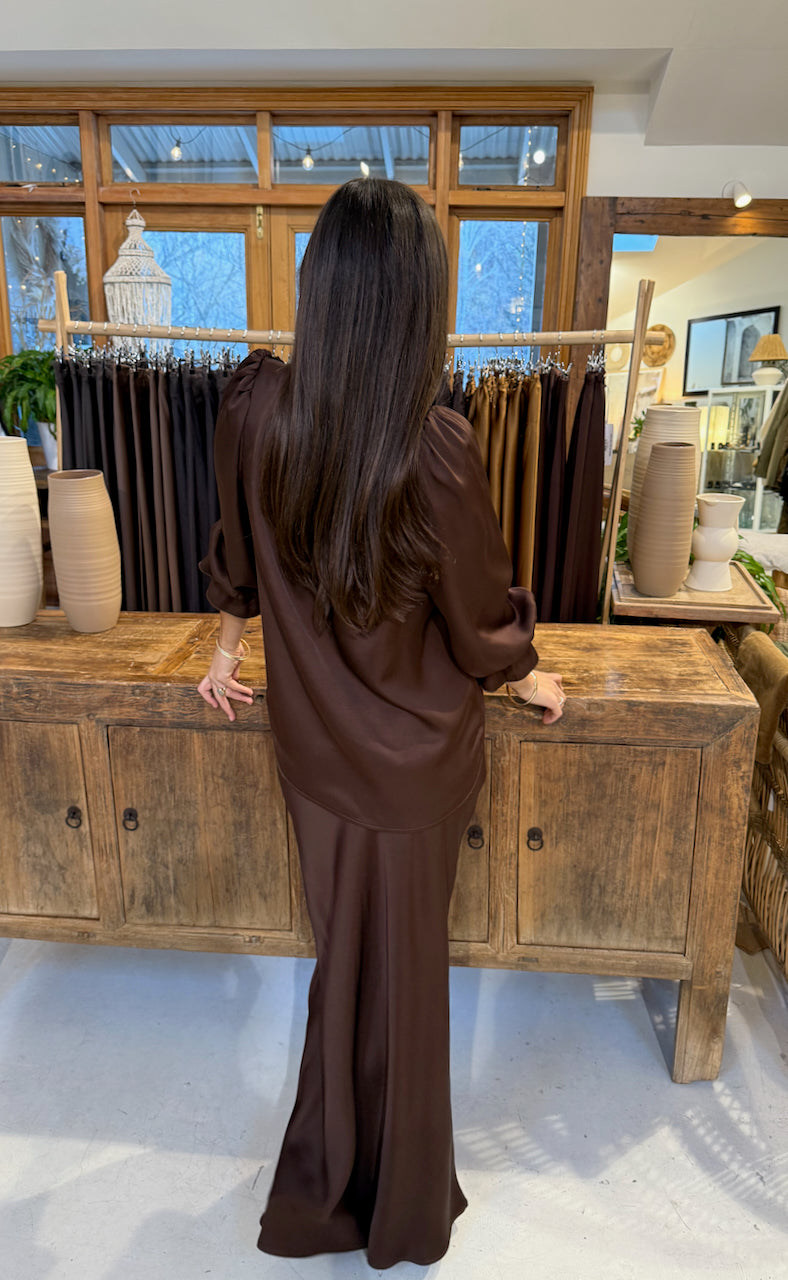 Cara Top Coco Satin