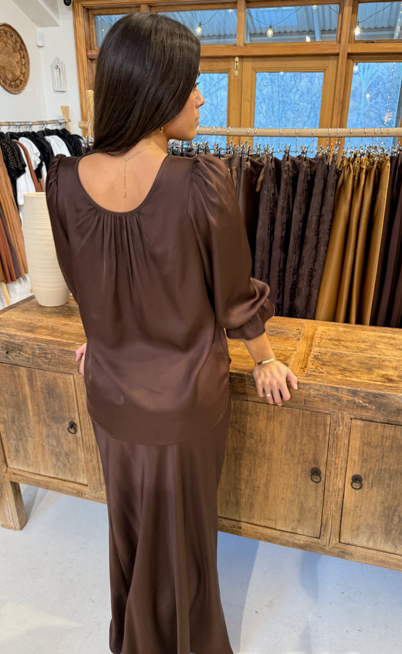 Cara Top Coco Satin