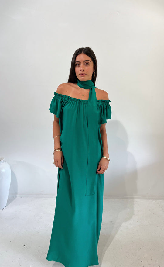 Fleur Dress Emerald
