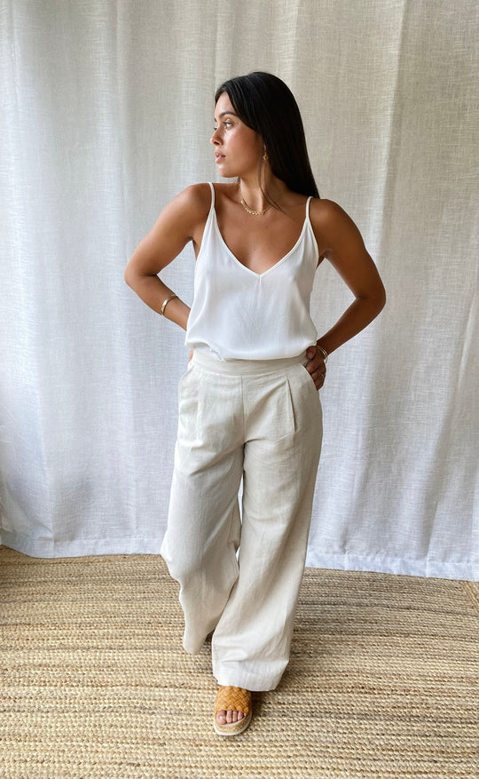Vittori Top Ivory Crepe