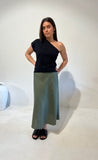 Renee Skirt Sage Linen