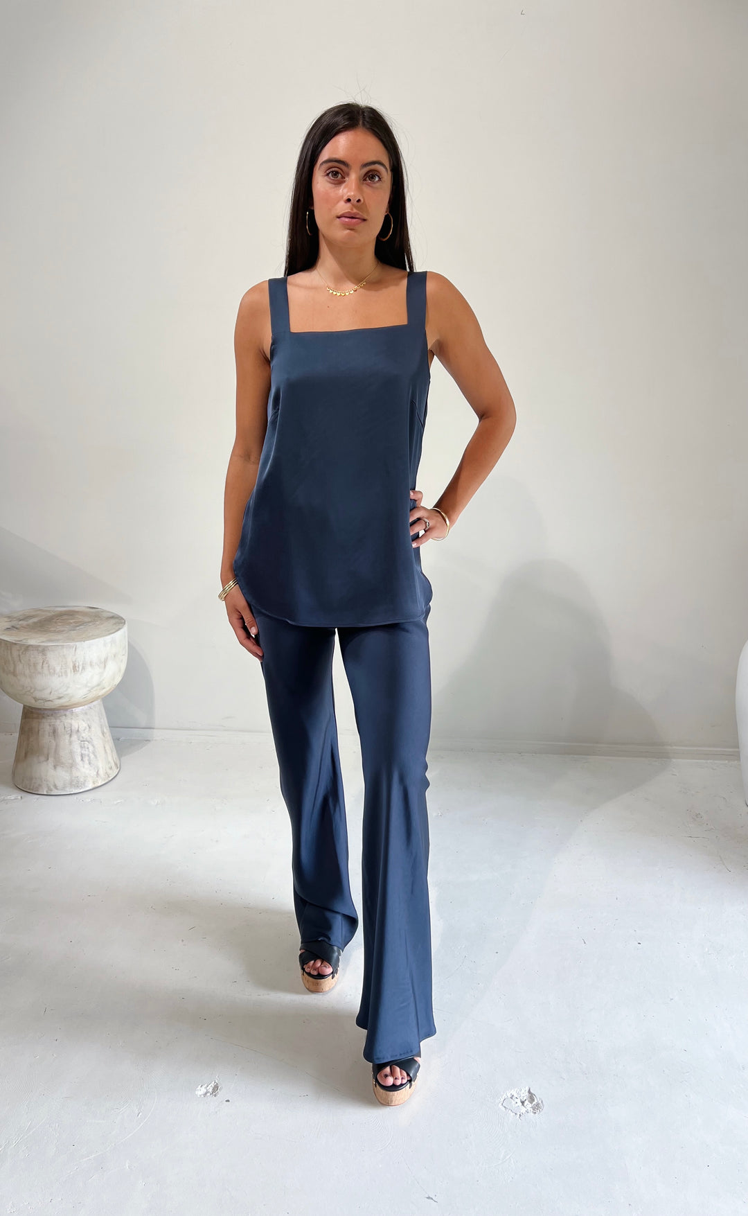 Parisienne Pant Steel