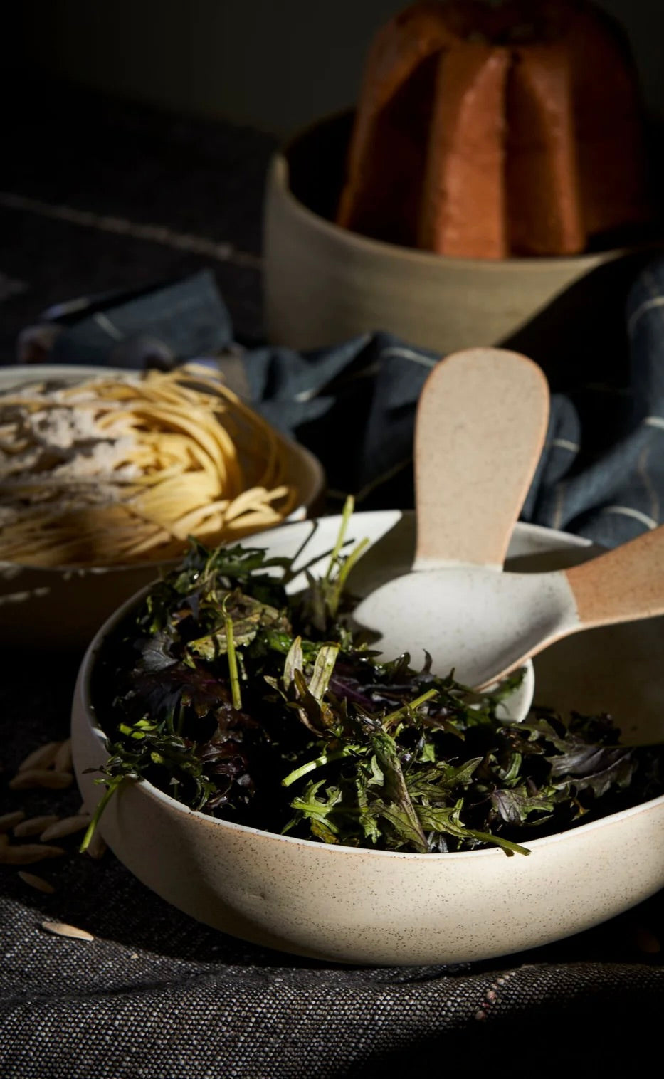 Salad Bowl - White Garden to Table