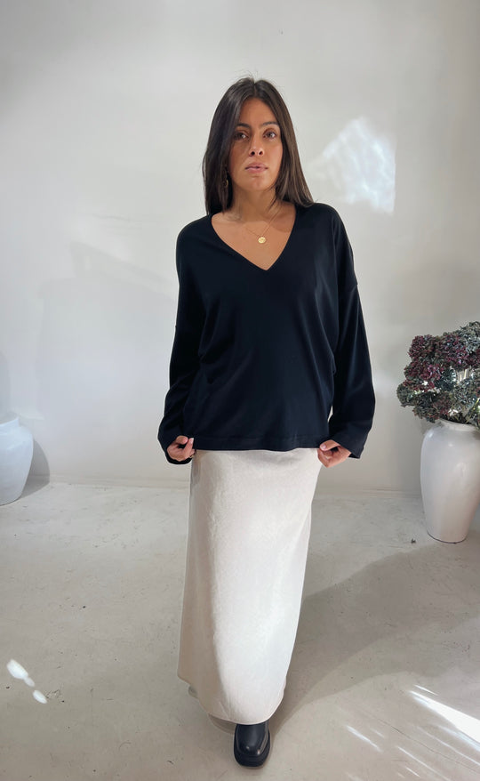 Venus Merino Jumper Black