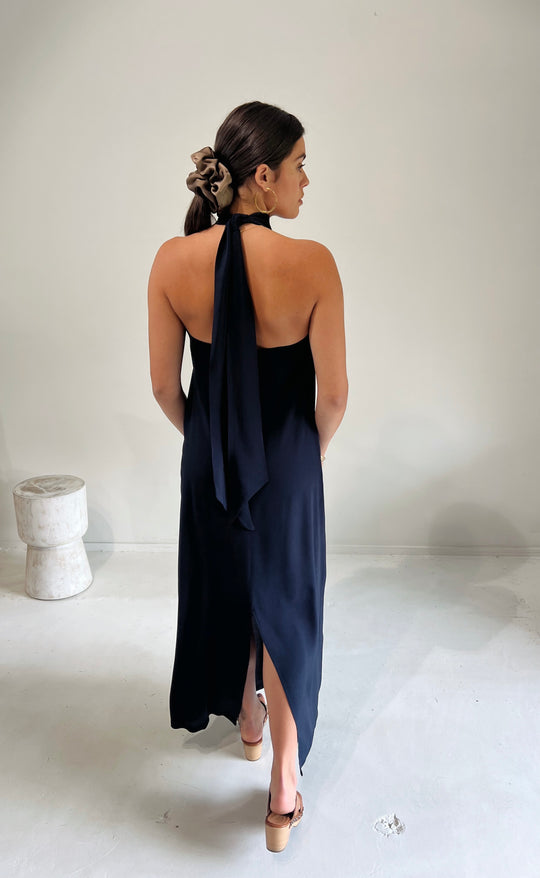 Cannes Dress Maxi Navy