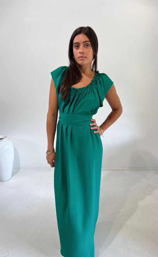 Fleur Dress Emerald