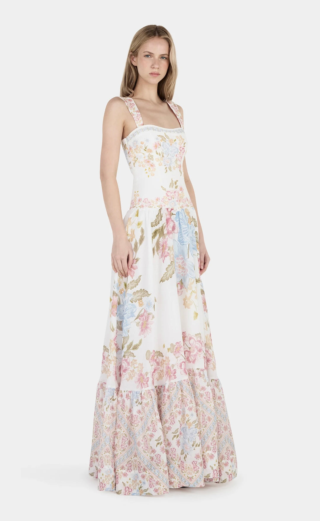 Elsa Linen Maxi Dress Vanilla Keepsake