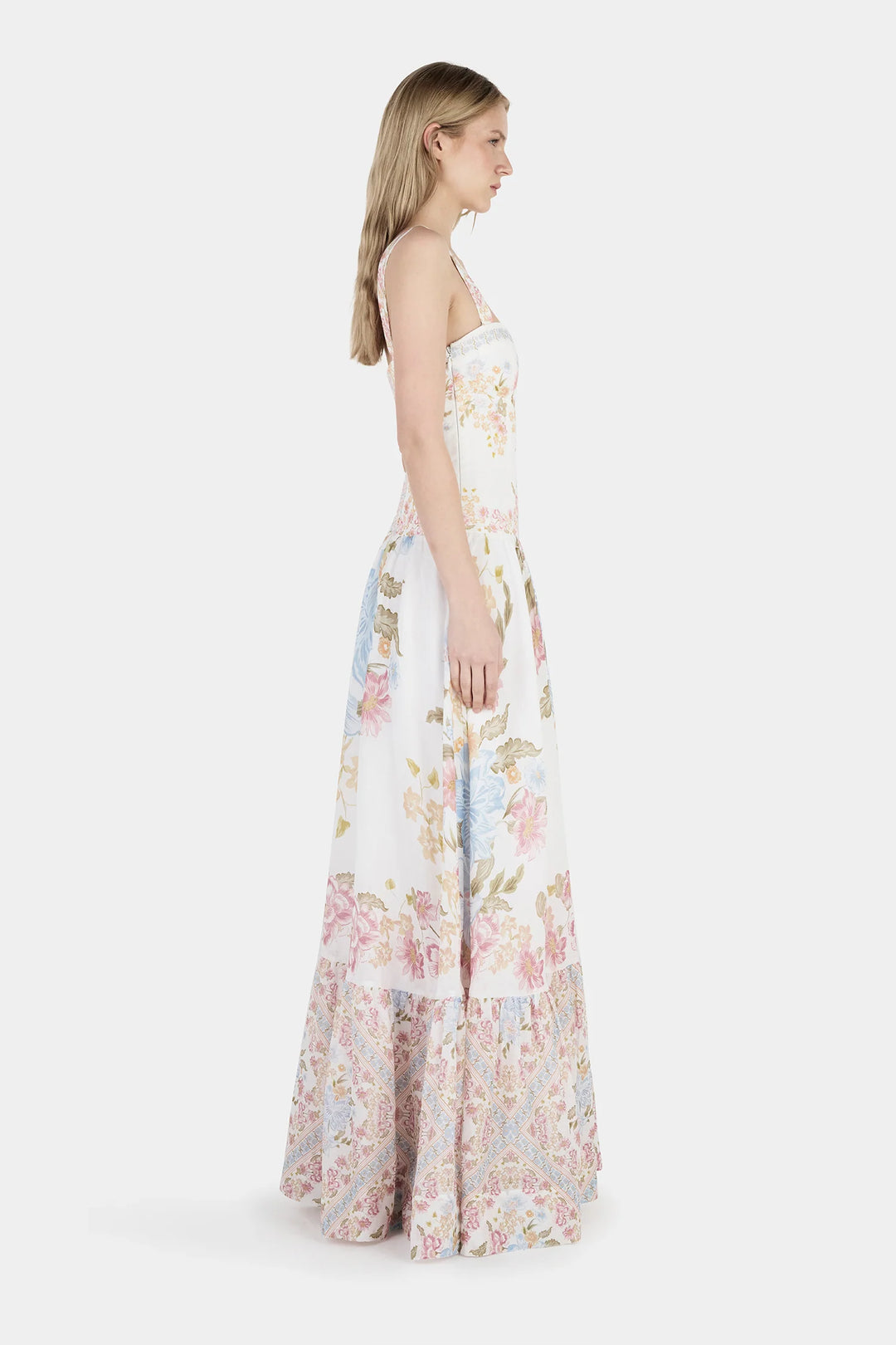 Elsa Linen Maxi Dress Vanilla Keepsake