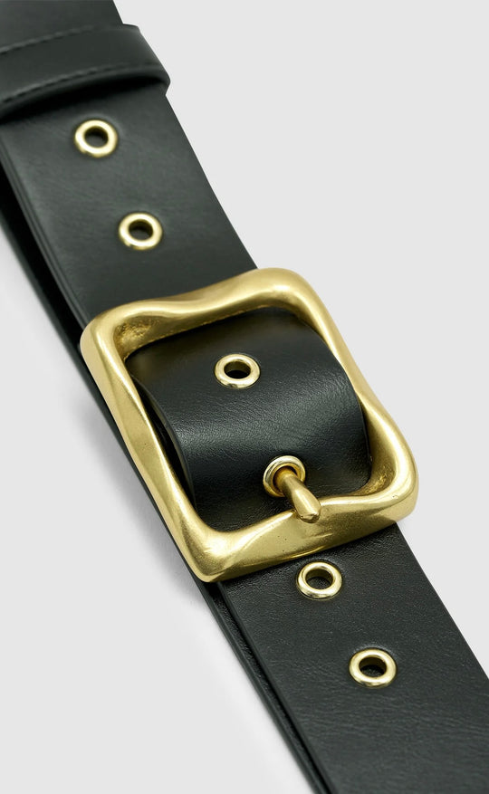 Everyday Belt |  Black & Gold