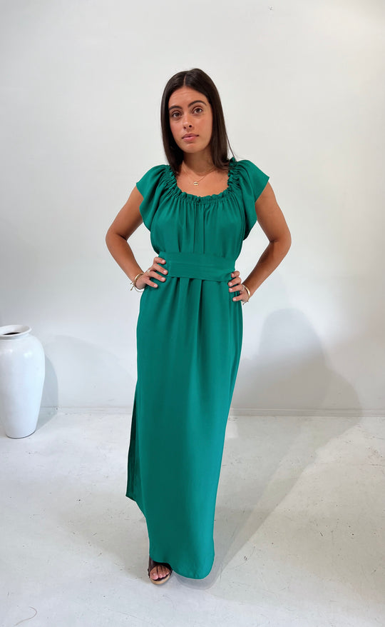 Fleur Dress Emerald