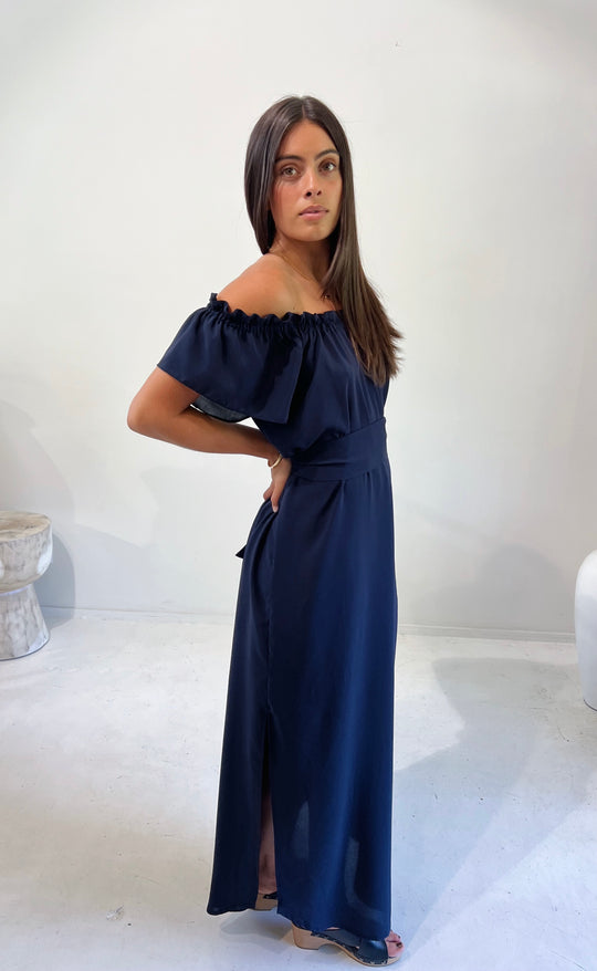Fleur Dress Navy