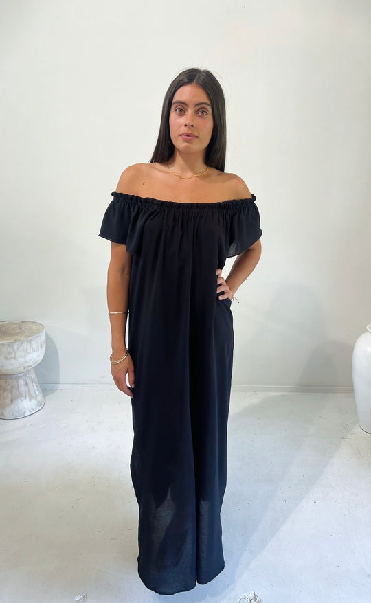 Fleur Dress Black