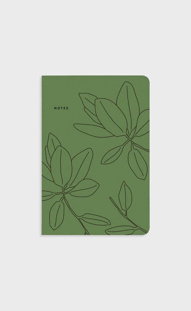 Father Rabbit Notebook Green Leaves