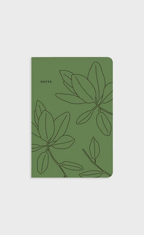 Father Rabbit Notebook Green Leaves