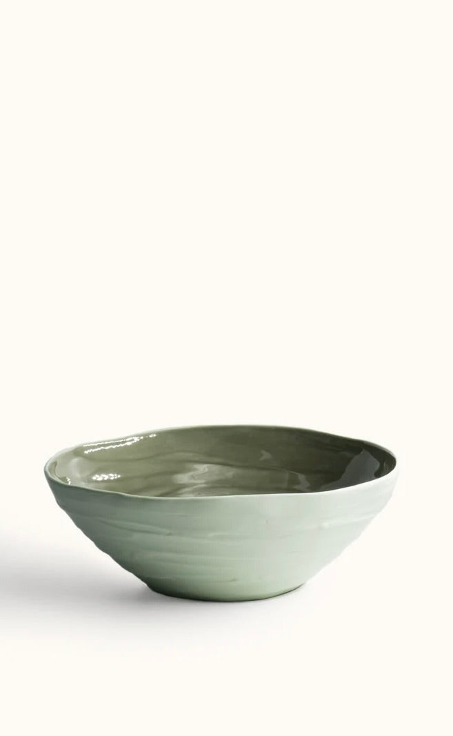 Gather Bowl Celadon / Olive Medium