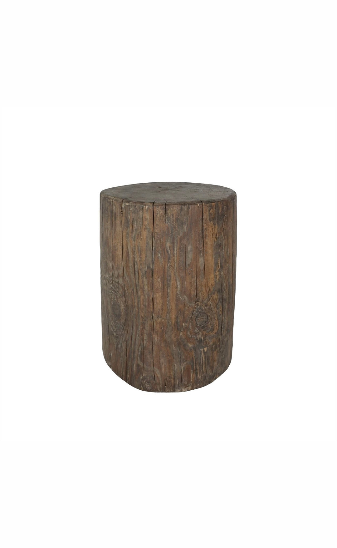 Casa Round Stump Side Table Walnut