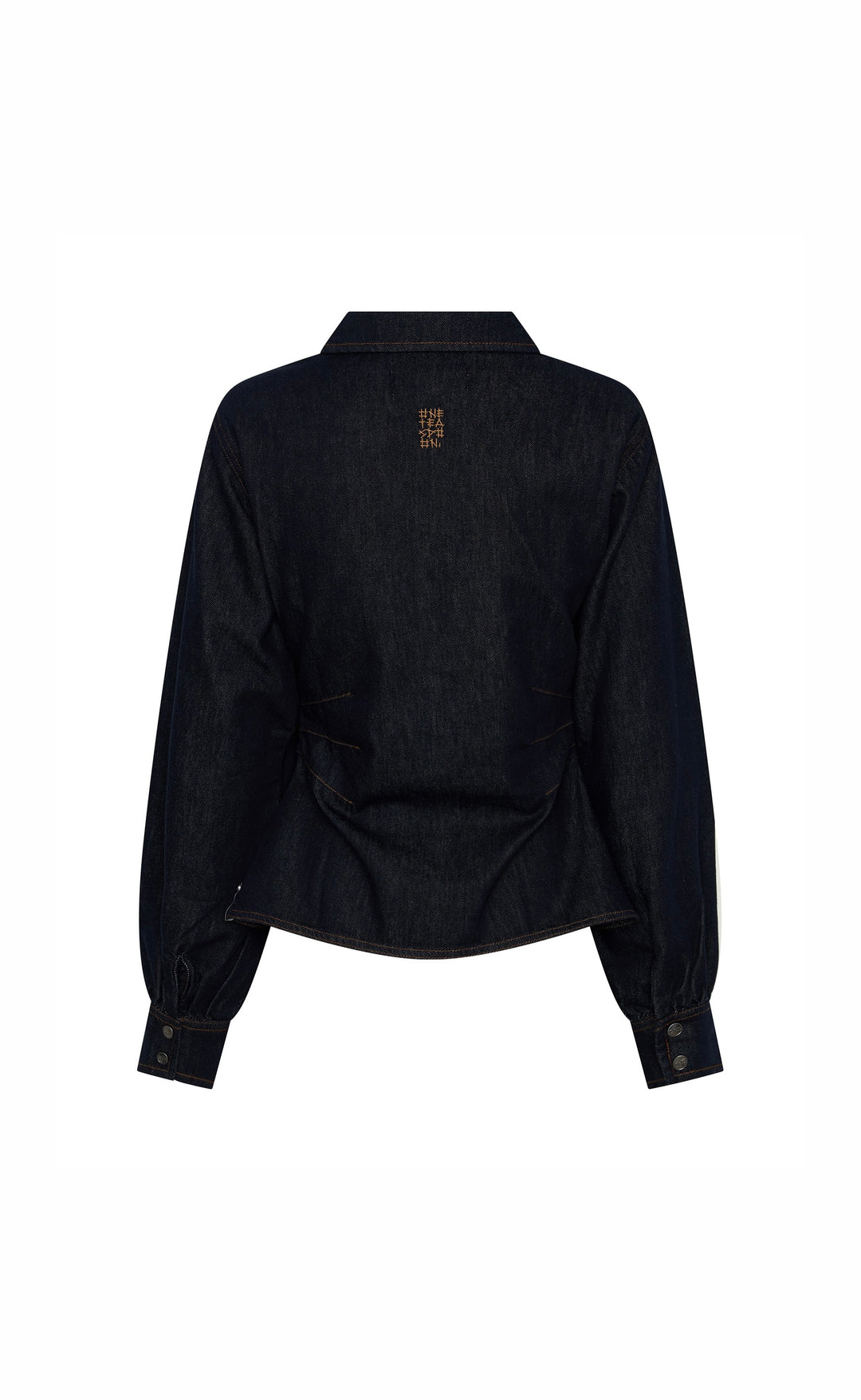 Josie Fitted Denim Shirt Raw Indigo
