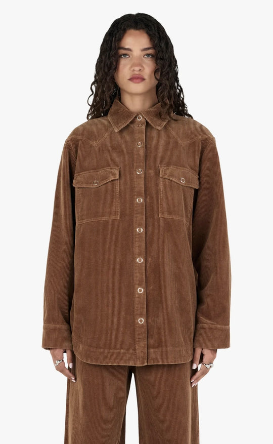 Jackson Cord Jacket Tan