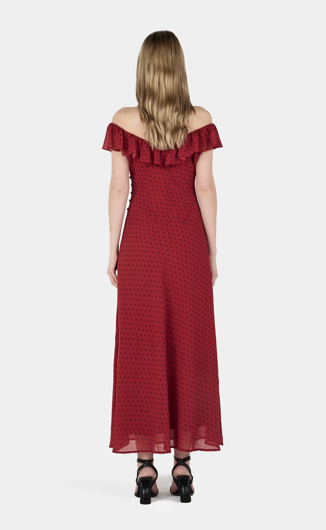 Hazel Bias Dress Samba Polka