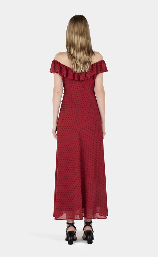 Hazel Bias Dress Samba Polka