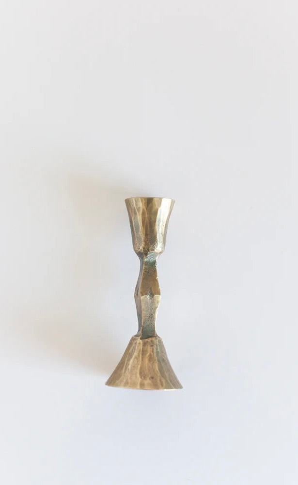 Low Candle Holder Bronze