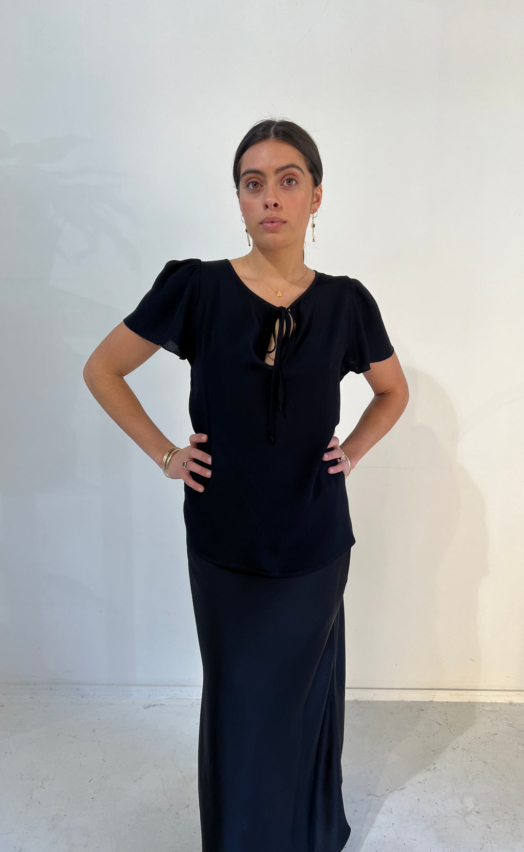 Cara Top S/S Black