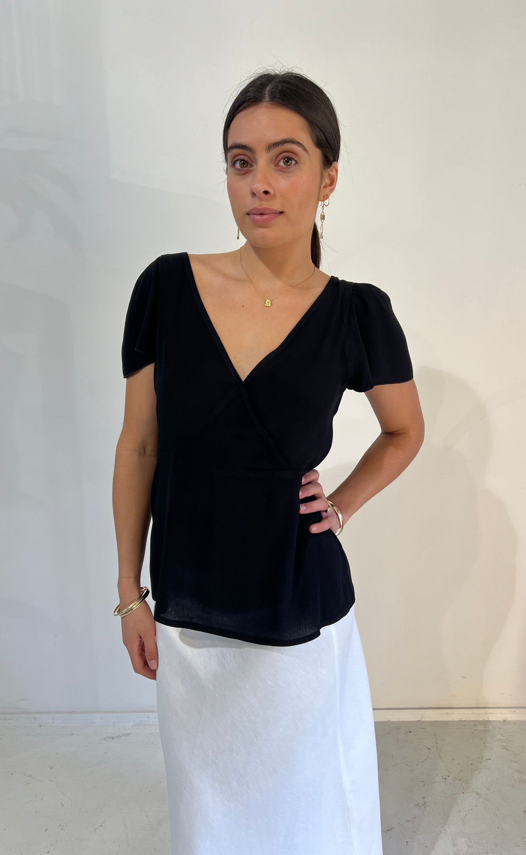 Ava Top Black