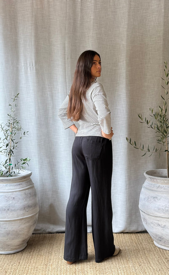 Smokin Pant Black Twill