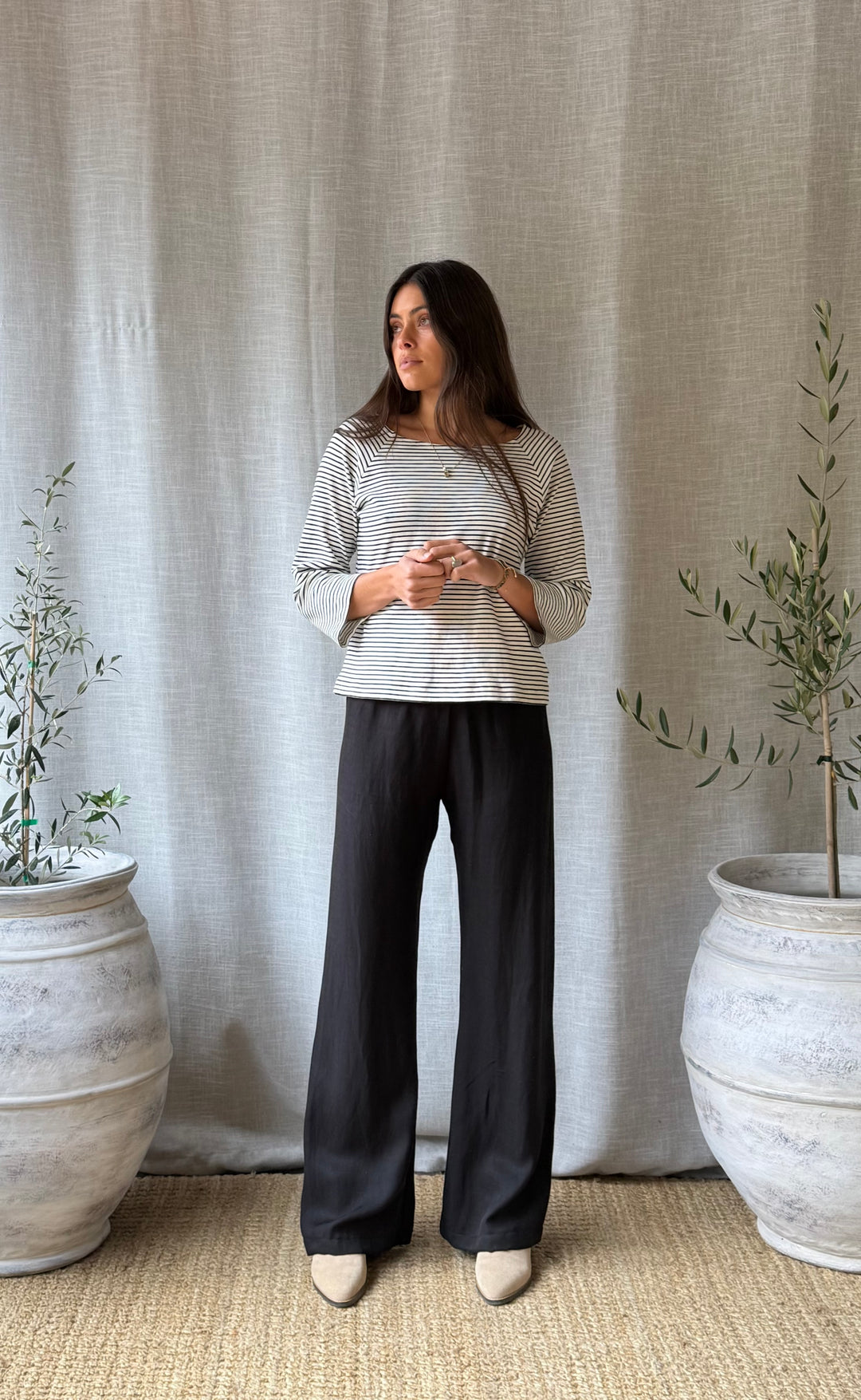 Smokin Pant Black Twill