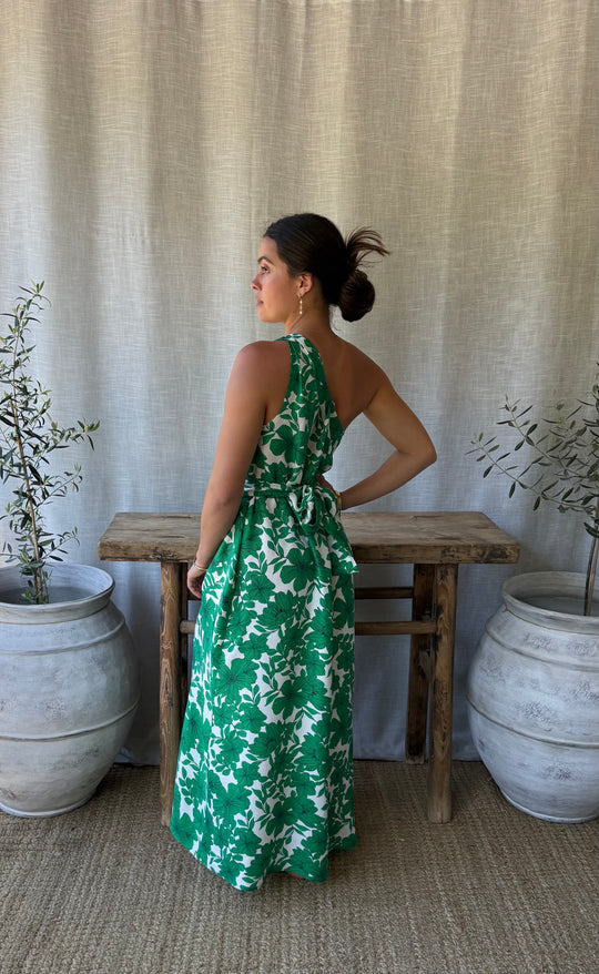 Athena Maxi Dress Botanica Verde