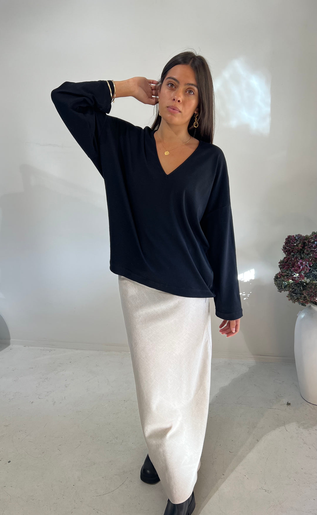 Venus Merino Jumper Black