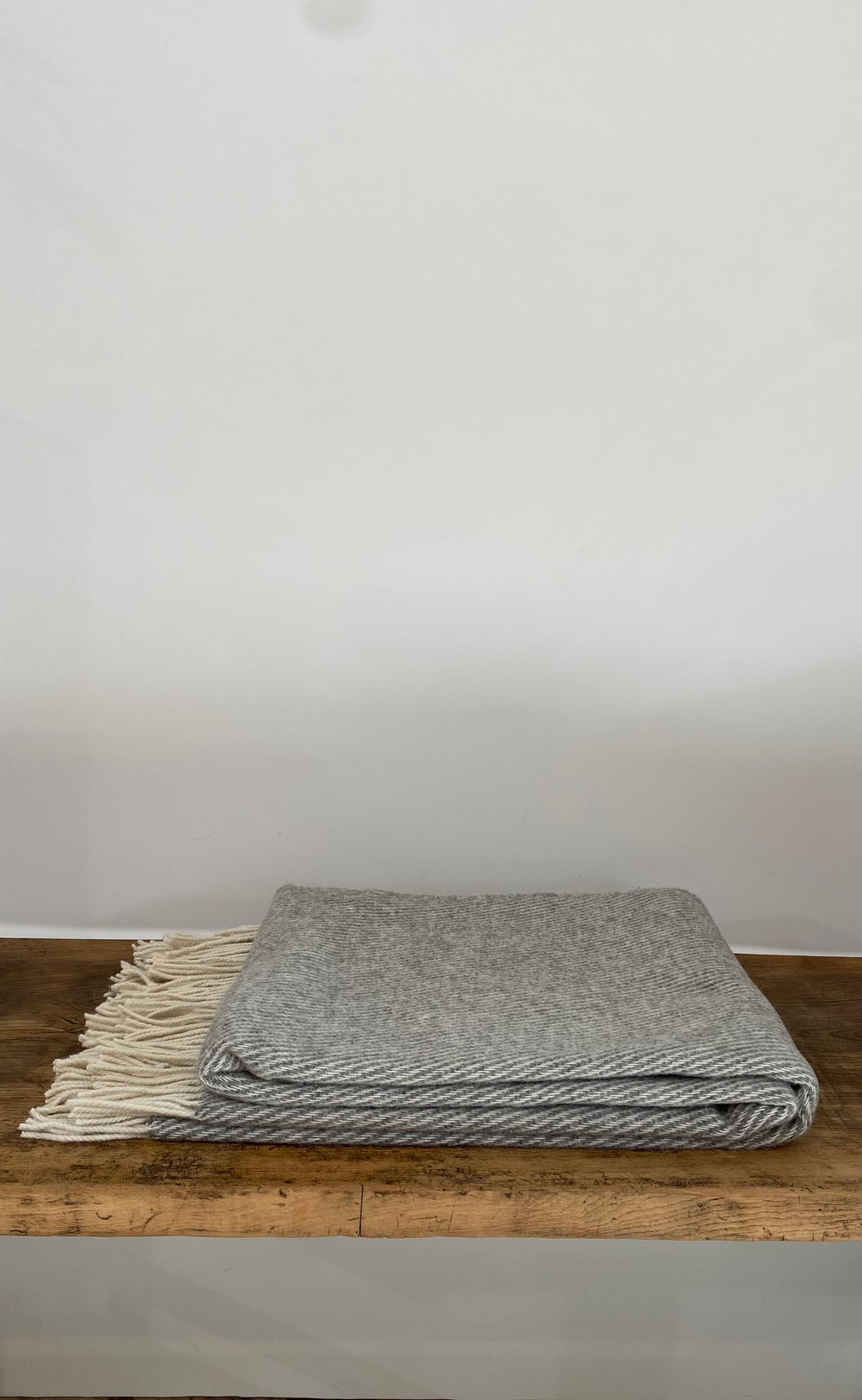 NZ Wool Throw Grey