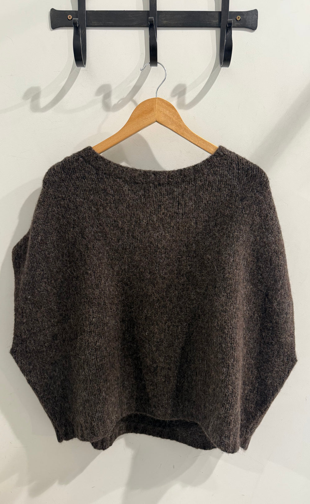 Luxe Alpaca-Merino Wool Vest Chocolate
