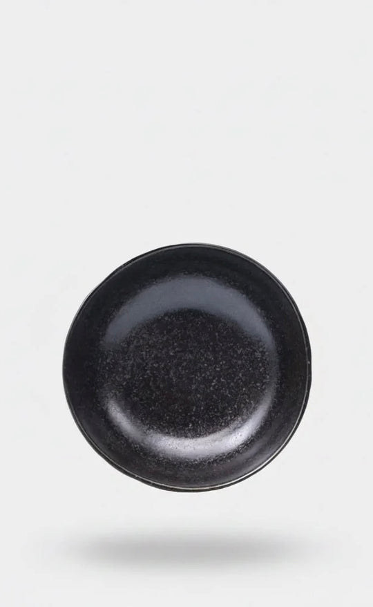 Matte Black Large Uneven Bowl
