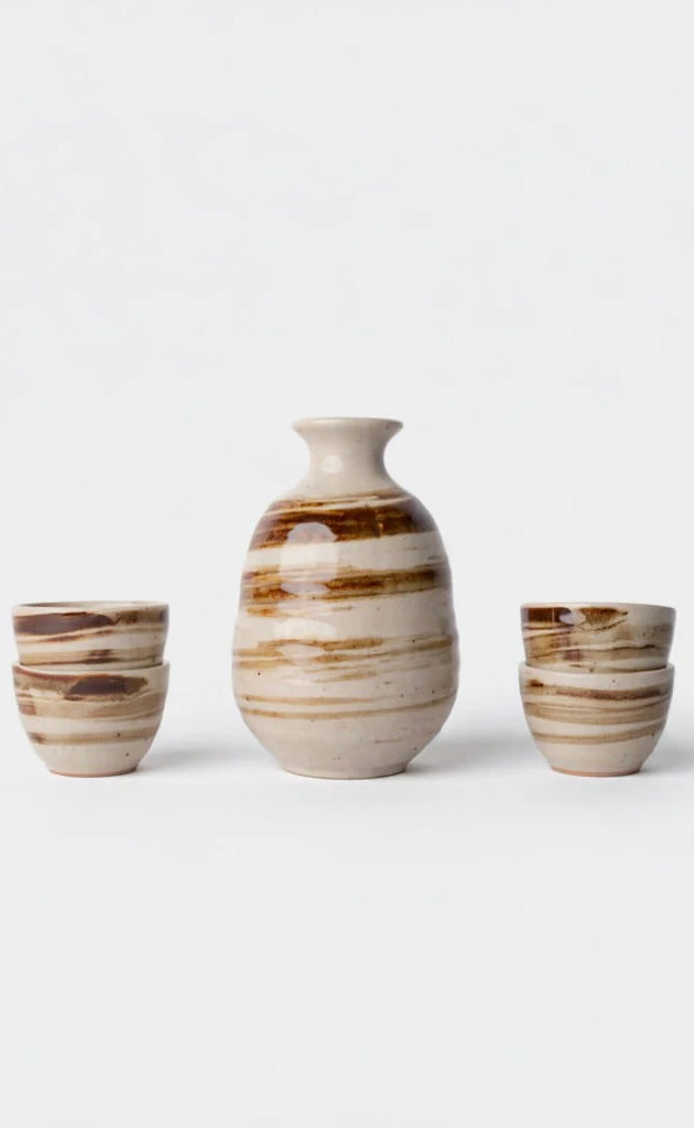 Sake Set Earth
