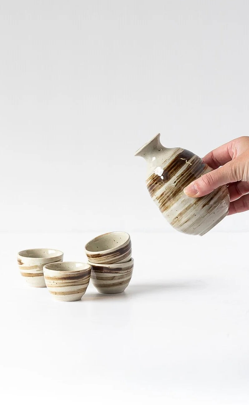 Sake Set Earth