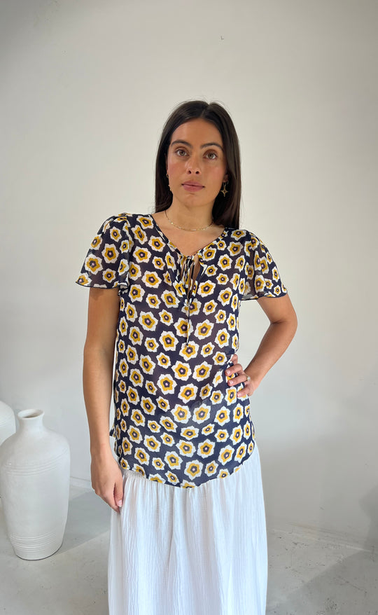 Cara Top S/S Bloom