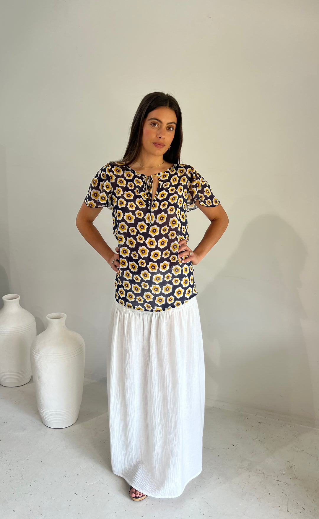 Cara Top S/S Bloom
