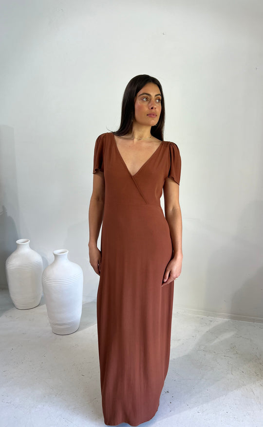 Ava Maxi Dress Toffee