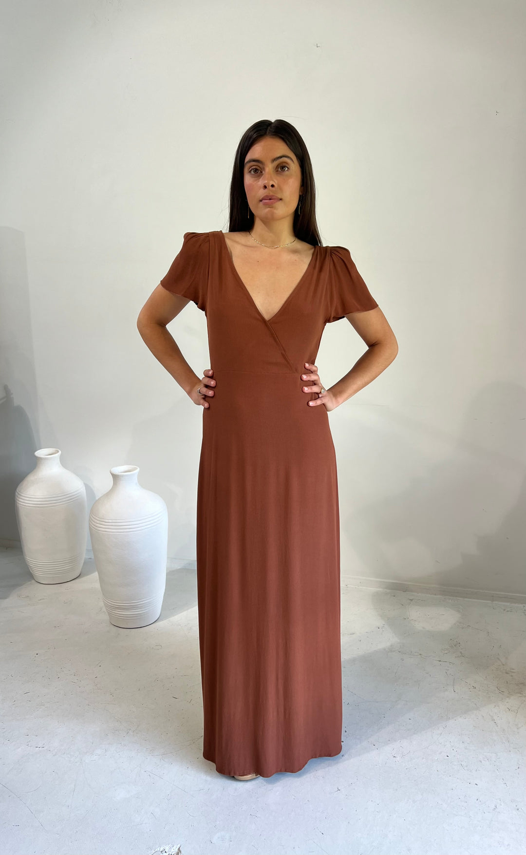 Ava Maxi Dress Toffee